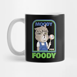 Retro Moody Cat Mug